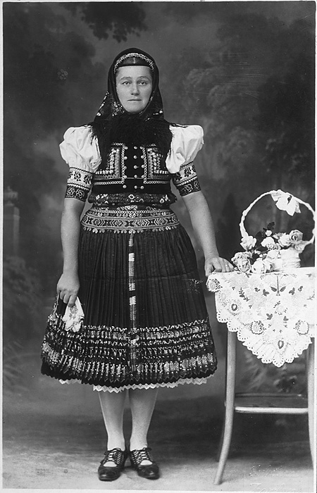 Juda Kristof in Traditional Slovak Dress
